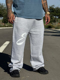 Heather Grey Flare Sweat Pants