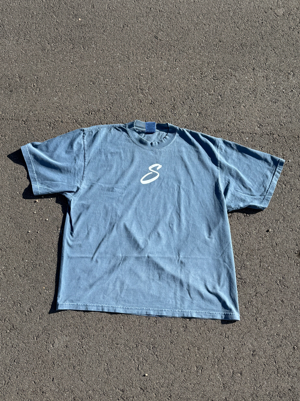 Vintage Blue Washed Tee